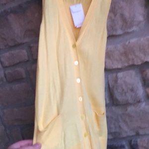 Banana Republic Cotton Cardigan Vest